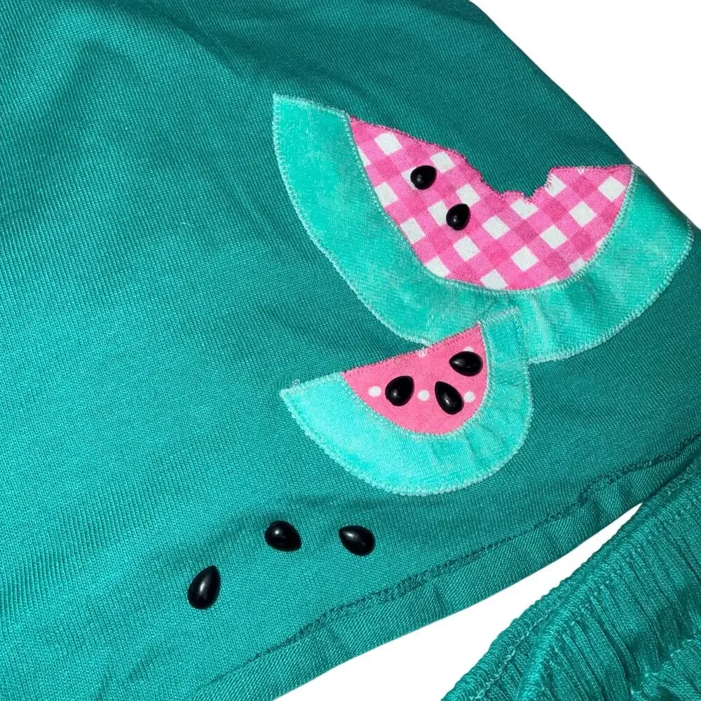 Chocolate Soup size XL (2T) green watermelon set